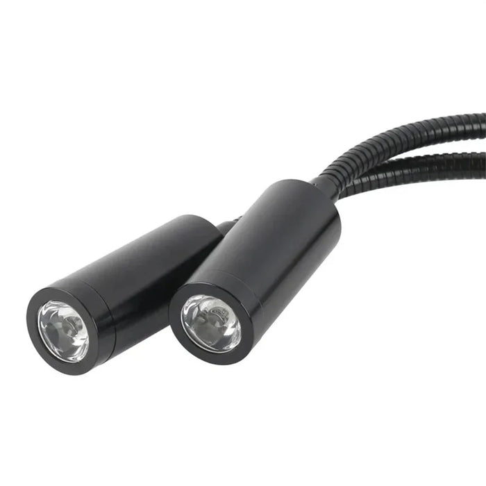 Clamp Type Gooseneck Adjustable Lamp LED Light Source for Industrial Inspection - Black - 4