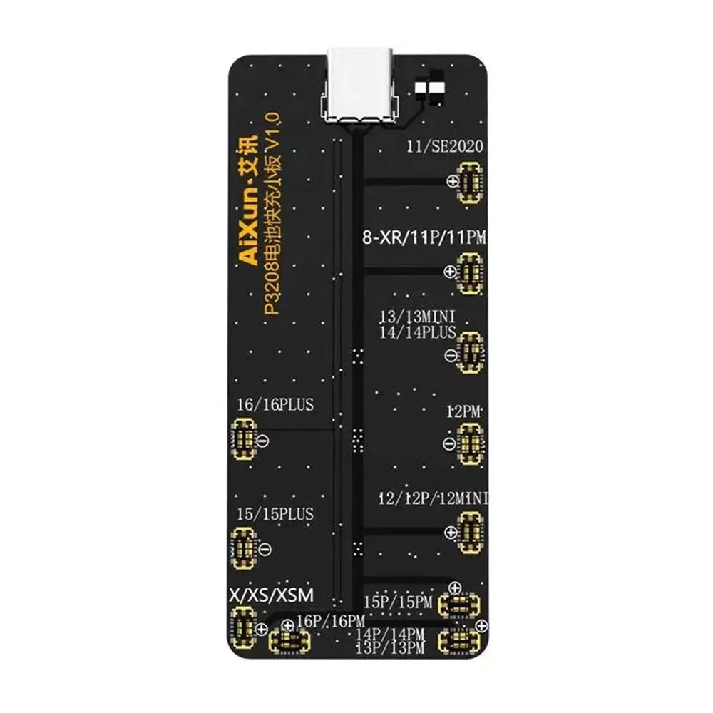 AIXUN P3208 Battery Fast Charging Detection Board for iPhone 8 - 16 Series Repair Testing Tool - 1