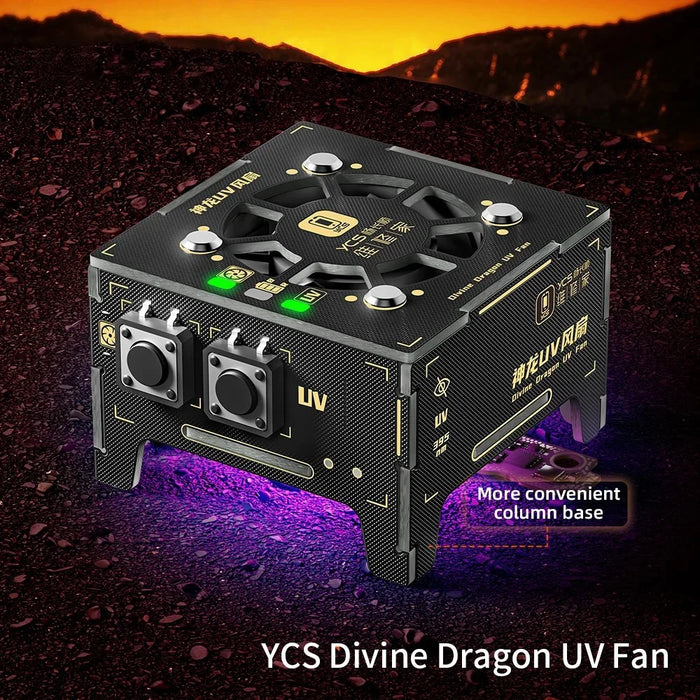 YCS UV Curing Light Lamp with Cooling Fan for Phone Repair - 2