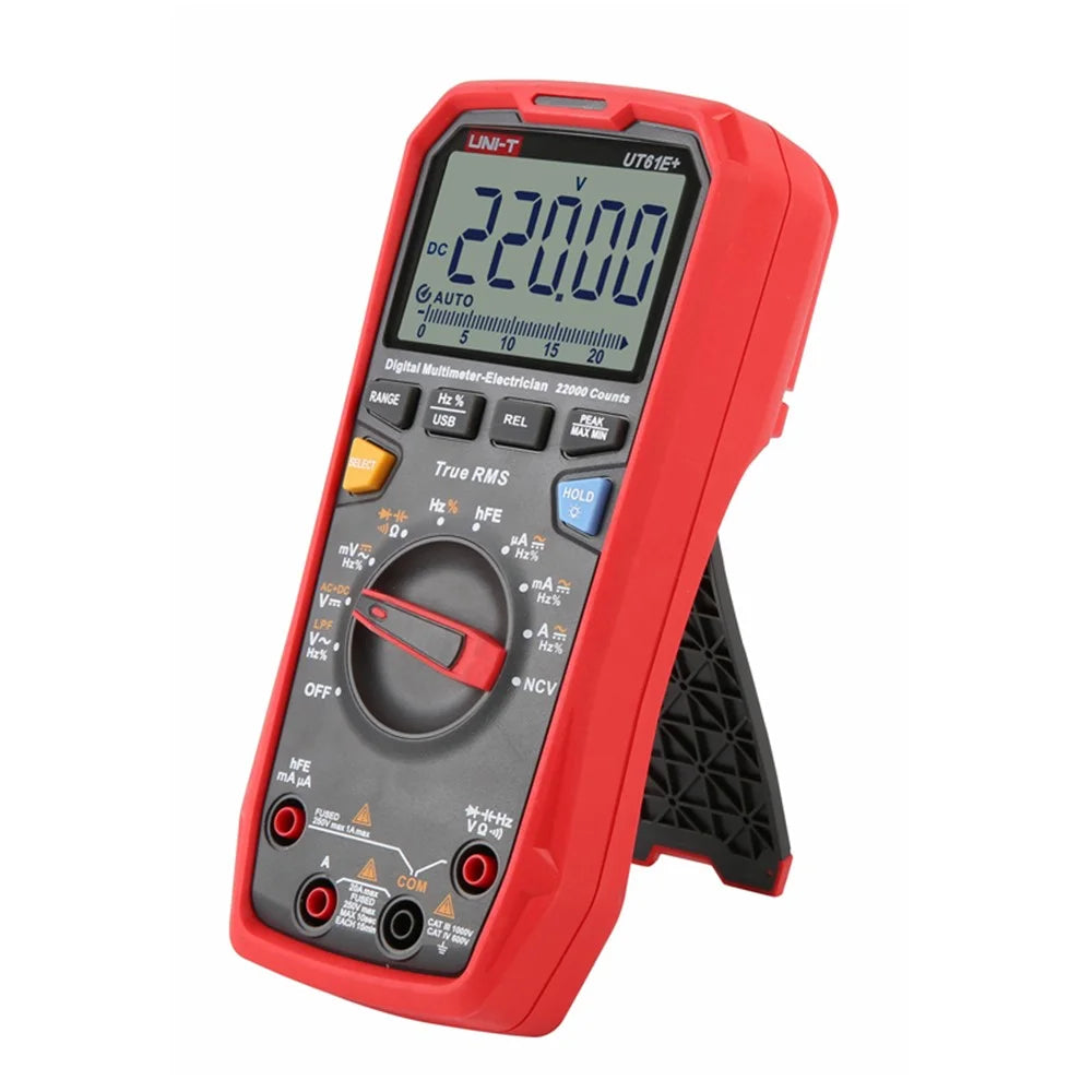 UNI-T UT61E+ 1000V True RMS Digital Multimeter Digital Auto Ranging Multimeters Data Hold - 3