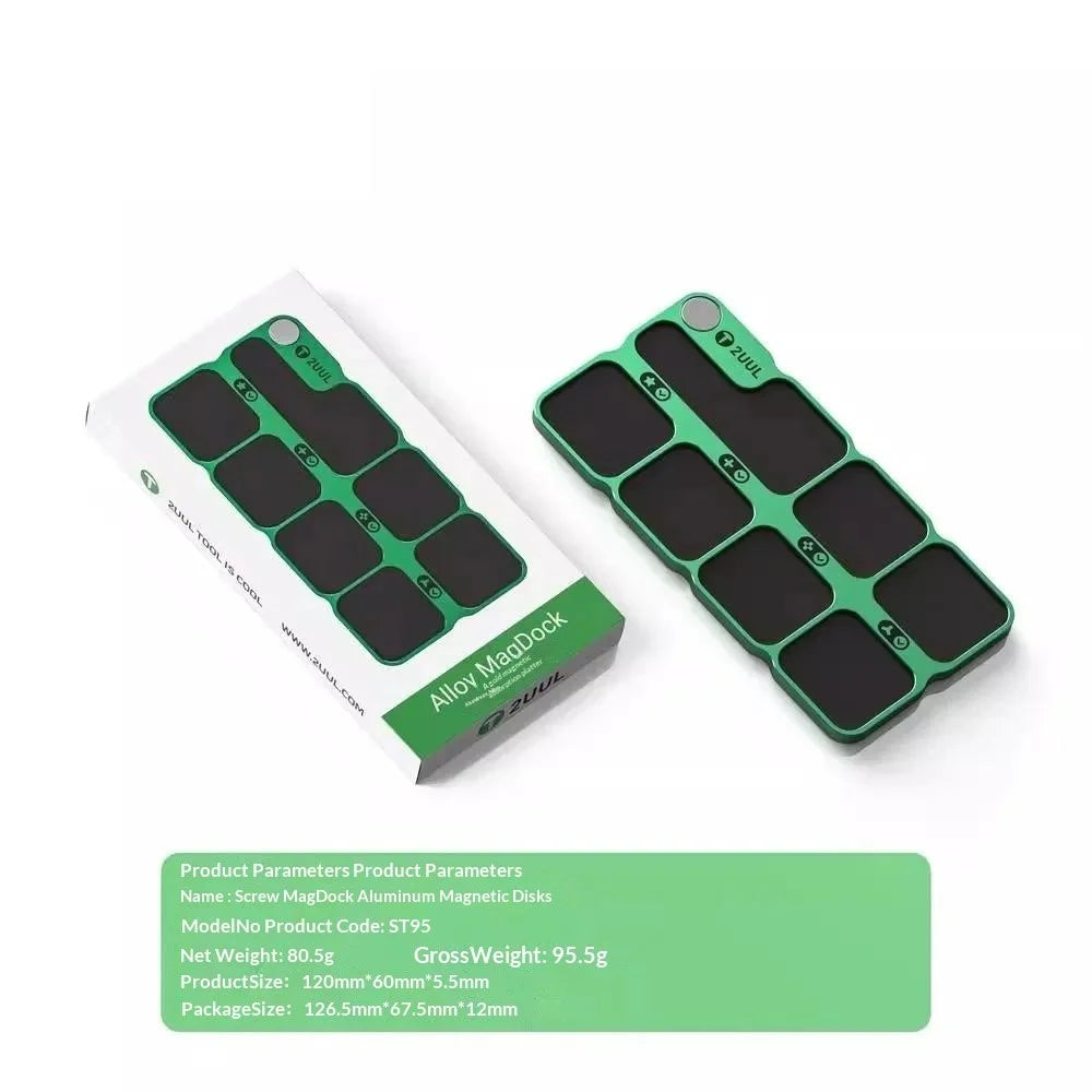 2UUL ST95 Aluminum Alloy Screw MagDock Storage Pad Tray - 7