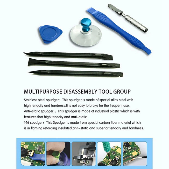 SUNSHINE SS-5115 Multi-Purpose Phone Repair Tool Kit Screwdriver Prying Tool Disassembly Set - 6