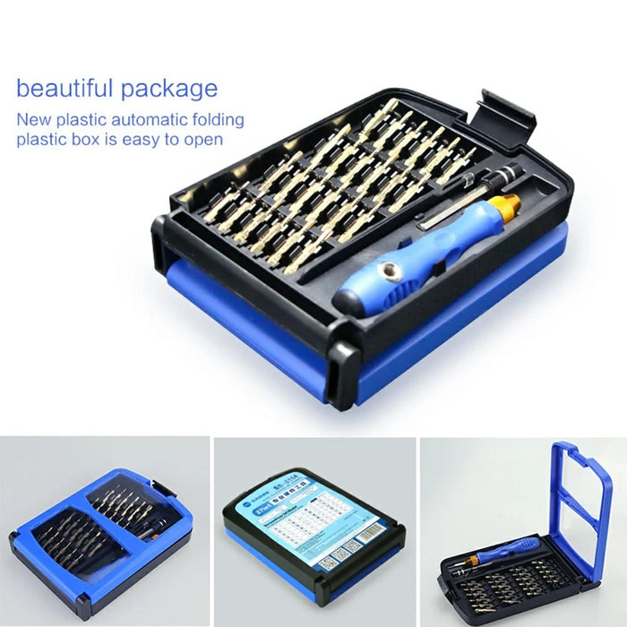 SUNSHINE SS-5114 27 in 1 Magnetic Screwdriver Set Hardware Repair Tool Kit for Phone Laptop Electronics Repair - 3