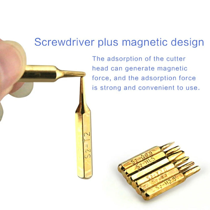 SUNSHINE SS-5114 27 in 1 Magnetic Screwdriver Set Hardware Repair Tool Kit for Phone Laptop Electronics Repair - 4