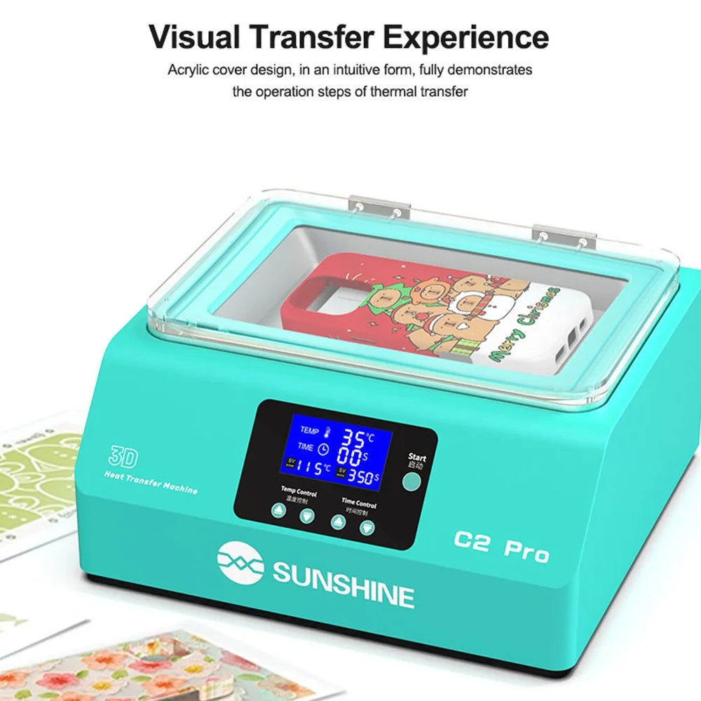 SUNSHINE C2 Pro 3D Thermal Transfer Machine Intelligent and Precise Control Visual Transfer Experience - EU Plug - 7