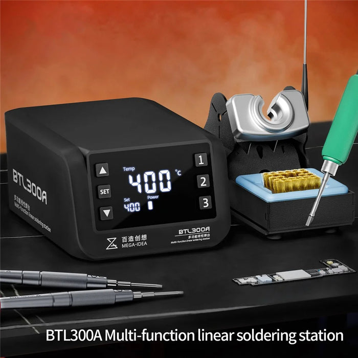 MEGA-IDEA BTL300A Multi-function Linear Soldering Station Digital Display Soldering Station - EU Plug - 2
