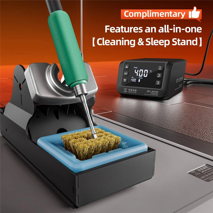 MEGA-IDEA BTL300A Multi-function Linear Soldering Station Digital Display Soldering Station - EU Plug - 7