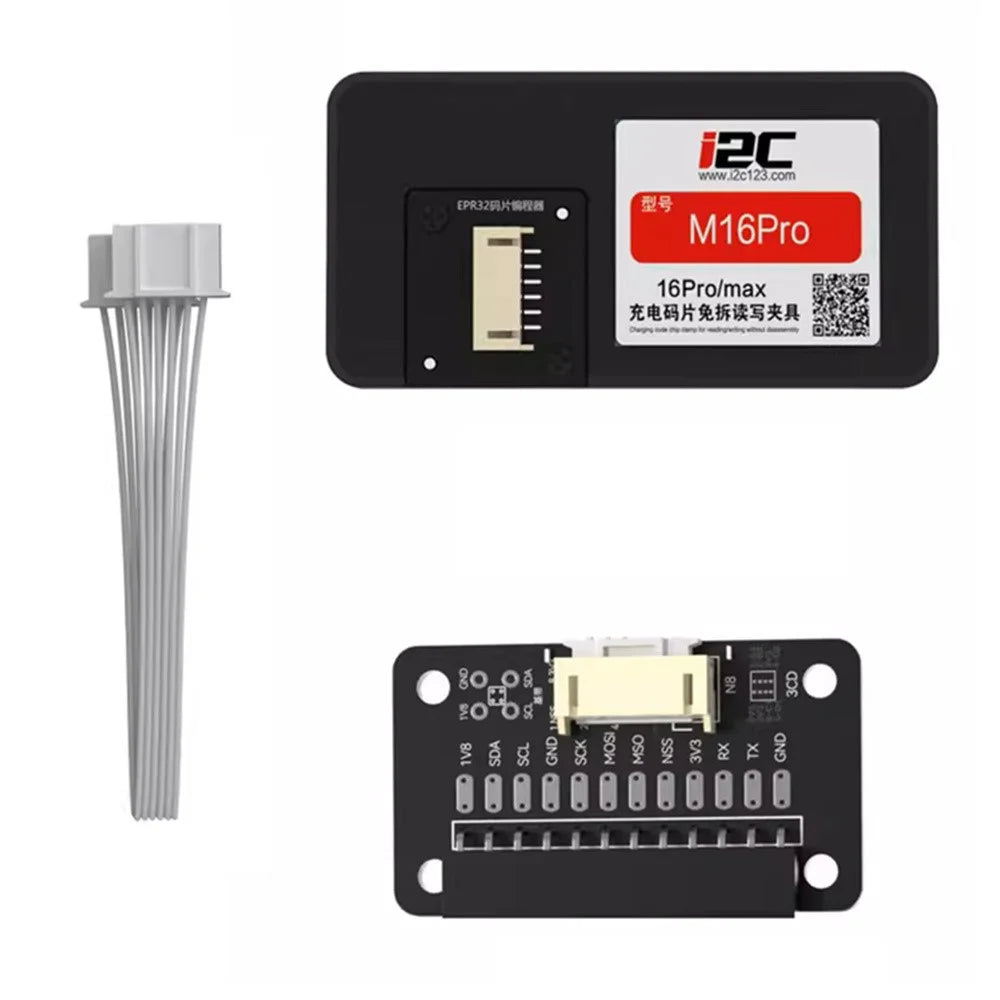 I2C M16Pro Charging Chip Fixture for iPhone 16 Pro / 16 Pro Max Fix Charging Faults Automatic Positioning Data Writing Tool - 1