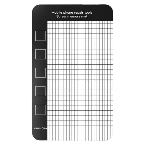 JIAFA 179 x 65mm Magnetic Screw Organizer Mat Memory Pad for Mobile Phone Repair Tools - 1