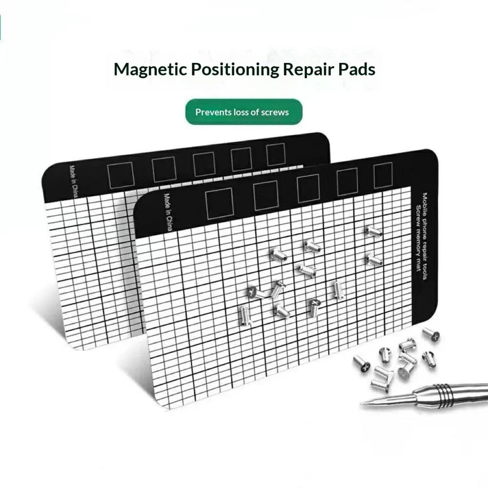 JIAFA 179 x 65mm Magnetic Screw Organizer Mat Memory Pad for Mobile Phone Repair Tools - 2