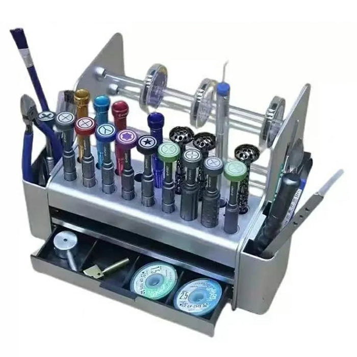 JIAFA Screwdriver Storage Rack Repair Tool Organizer Desktop Box for Electronics - 2