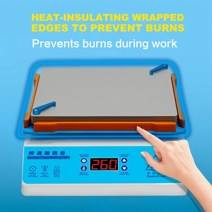 YYD YD616 520W Intelligent Heating Platform PCB Preheating Station for Electronics Repair, EU Plug  /  220V - 5