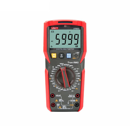 UNI-T UT89XD Digital Multimeter Handheld 6000 Counts LCD Display True RMS Measure Capacitance LED Test Frequency Diode Tester - 1