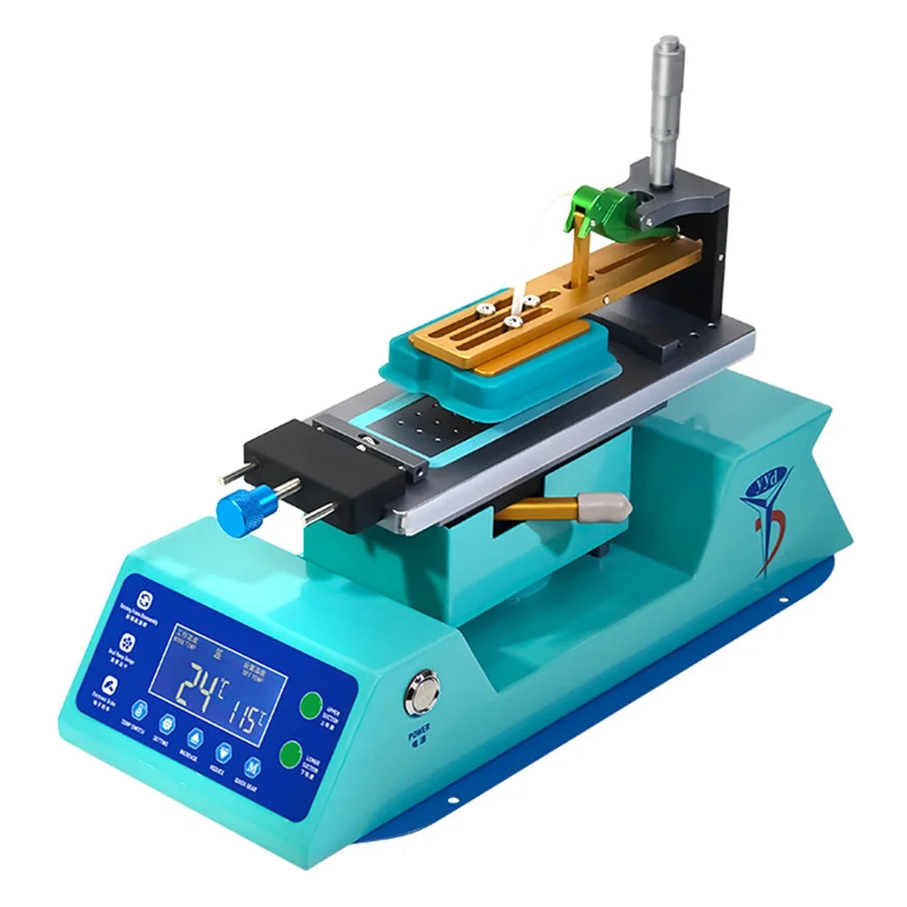 YYD Lucky Bird 180W Smart Phone Screen Separator 360 Degree Rotation Tilt Separation Machine, EU Plug / 220V - Green - 1