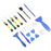 JF-8182 For iPhone 14 Plus 21 in 1 Precision Screwdriver Set Replacement Parts Battery Adhesive Tape Sticker + Middle Plate Frame Repair Tool Kit - 2
