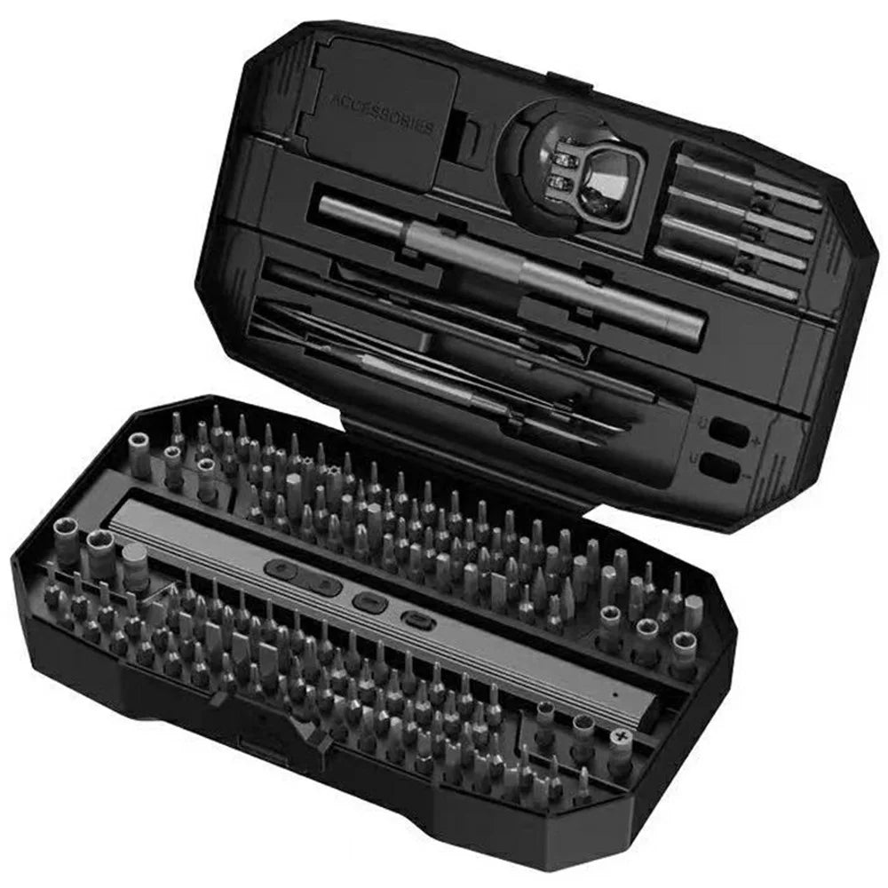 JIAFA 153 in 1 Electric Screwdriver Set S2 Steel Bits LED Light Screwdriver for Phone Laptop Repair - 1