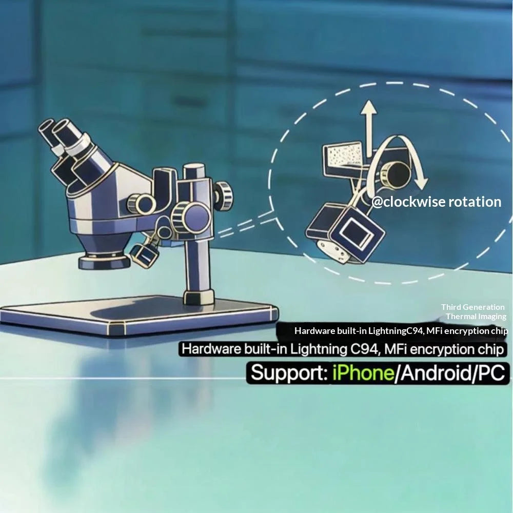WEIXINYUAN P30R Pro Thermal Imaging Camera 512x384 Resolution for Mobile Phone Circuit Board Repair Detection - 2