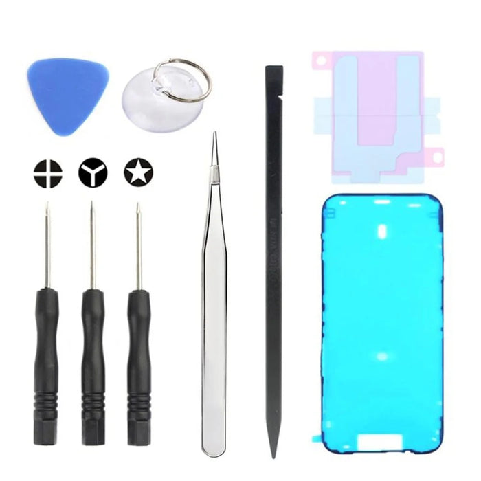 JF-8162 For iPhone 17 Pro Max 9 in 1 Battery Repair Tool Kit with Adhesive Pry Tools Screwdriver Set - 1