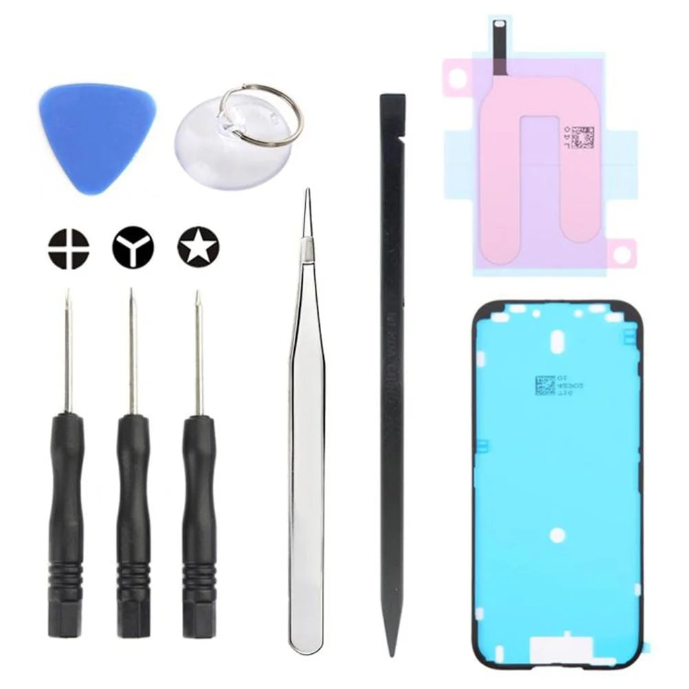 JF-8162 For iPhone 17 9 in 1 Battery Repair Tool Kit with Adhesive Pry Tools Screwdriver Set - 1
