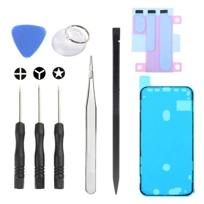 JF-8162 For iPhone 16 Pro 9 in 1 Battery Repair Tool Kit with Adhesive Pry Tools Screwdriver Set - 1