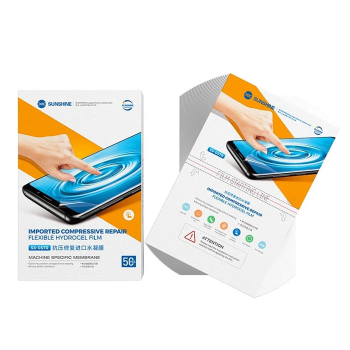 SUNSHINE 50PCS SS-057R 7-inch Compressive Repair Film Flexible Hydrogel Film (To Be Used with SUNSHINE SS-890C) - 4
