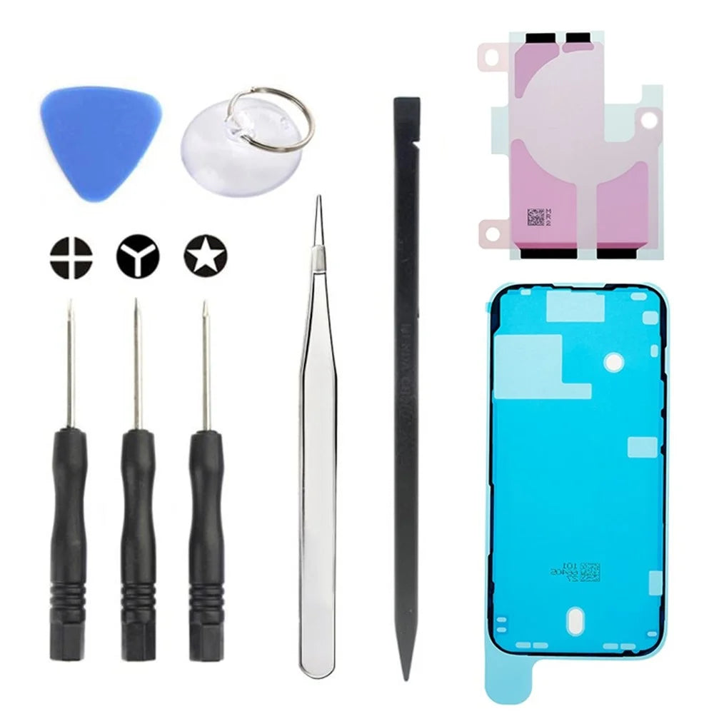 JF-8162 For iPhone 14 Pro 9 in 1 Battery Repair Tool Kit with Adhesive Pry Tools Screwdriver Set - 1