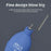 LANRUI R7 Dust Blower Ball Manual Rubber Air Blower for Camera Phone Electronics Cleaning - Blue - 2