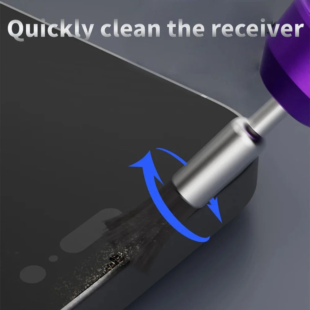 LANRUI QB95 10Pcs / Box 2.35mm Dust Cleaning Brush Steel Handle Dust Cleaning Mane Brush for Phone Repair IC Pad Motherboard - 5