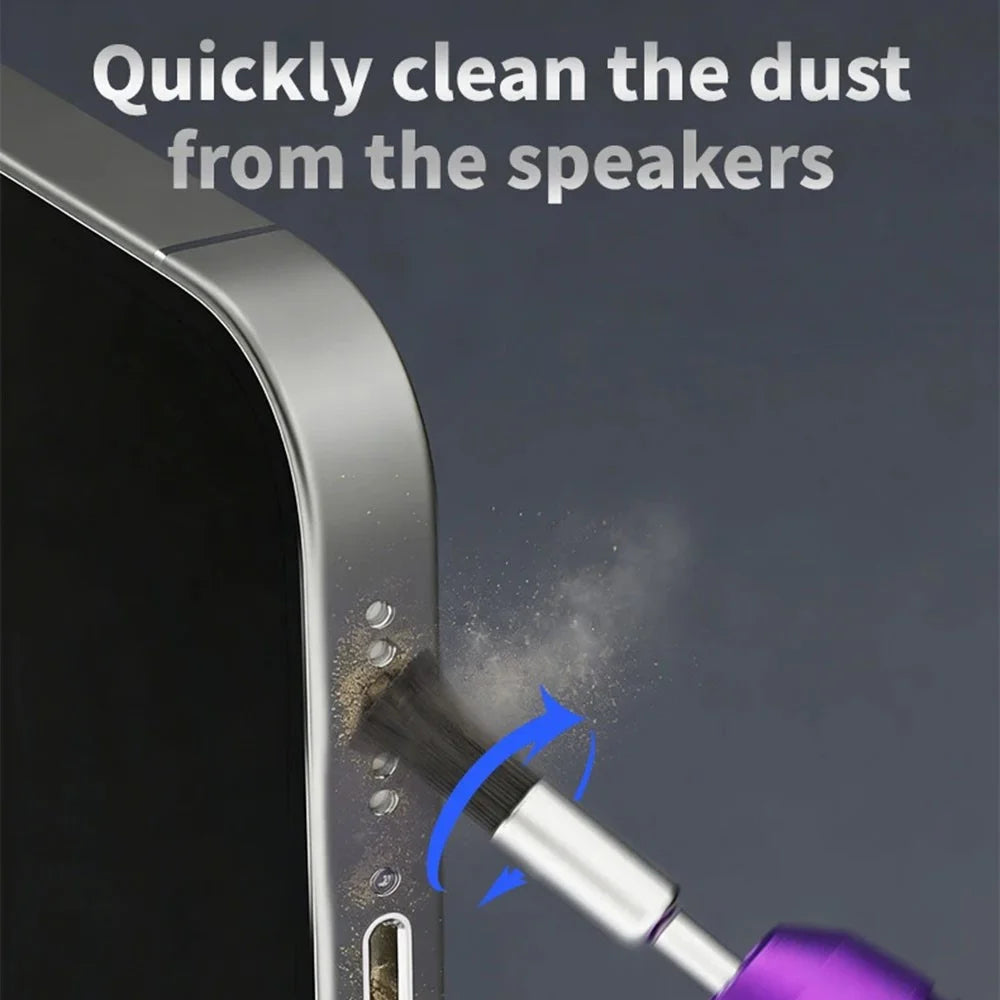LANRUI QB95 10Pcs  /  Box 3.0mm Dust Cleaning Brush Steel Handle Dust Cleaning Mane Brush for Phone Repair IC Pad Motherboard - 4