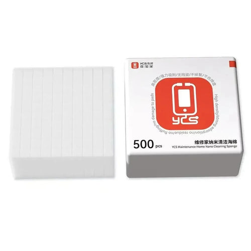 YCS HM01 500Pcs  /  Box Nano Cleaning Sponges High Density No Residue Electronic Maintenance Tools for Cleaning Screen  /  Camera  /  Motherboard  /  Soldering Flux - 1