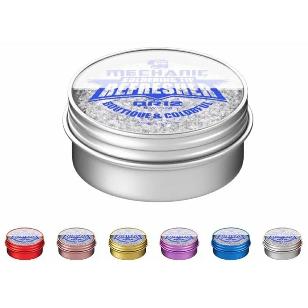 MECHANIC QR12 Soldering Iron Tip Cleaning Pastes 5 Seconds Quick Fix Black Layer Remover for PCB Repair (Colors Random Delivery) - 1