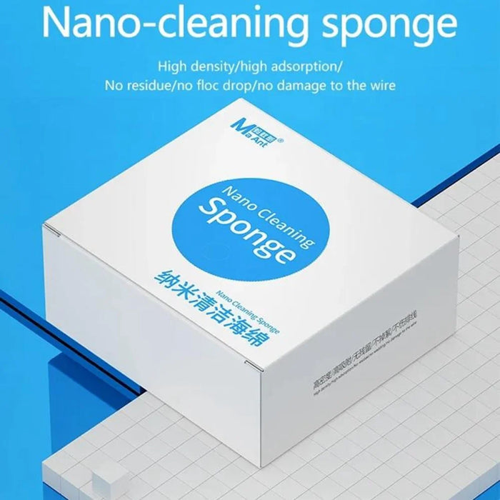 MAANT 500Pcs  /  Box High Density Nano Cleaning Sponge No Residue Electronic Maintenance Tools for Electronics PCB Chip Screen - 3