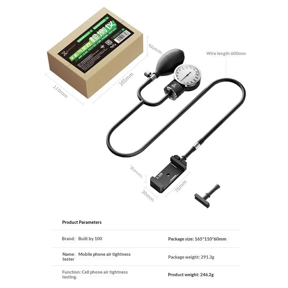 MEGA-IDEA Mobile Phone Air Tightness Tester Waterproof Air Tightness Detector Test Tool for Phone Repair - 6