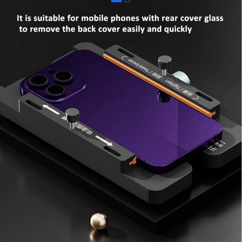 IFIXES iA3 3-in-1 Phone Repair Clamp Battery Back Cover Removal Fixture for Mobile Device Maintenance - 2