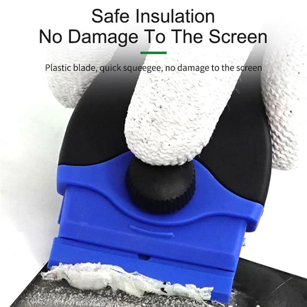 RELIFE RL-023 Multifunctional Glue Removing Tool Screen Repair Blade Phone Disassembly Kit with Plastic Metal Blades - 4