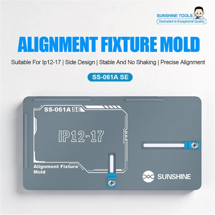 SUNSHINE SS-061A SE Alignment Fixture Mold for iPhone 12-17 Screen Laminating Mold Repair Tools - 2