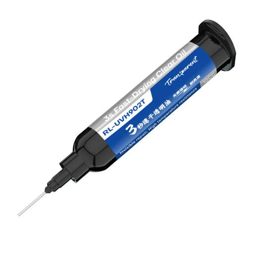 RELIFE RL-UVH902T 3-Second Quick Drying Clear Curing Oil Transparent UV Curing Glue for PCB Circuit Board Repair - 2