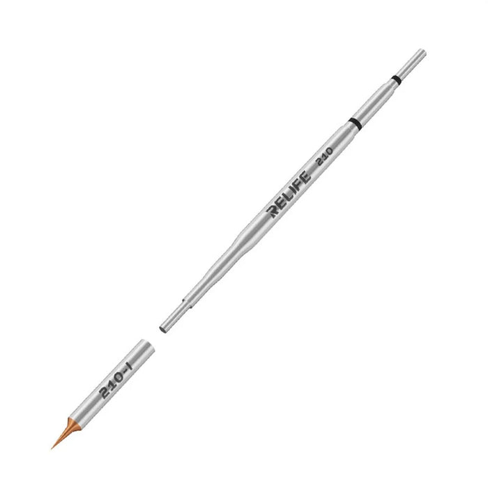 RELIFE 210 1 Set 0.1mm Soldering Iron Tips Pure Copper Ultra Fine Replaceable Tips Welding Tool for Jumper Wire Repair - 7