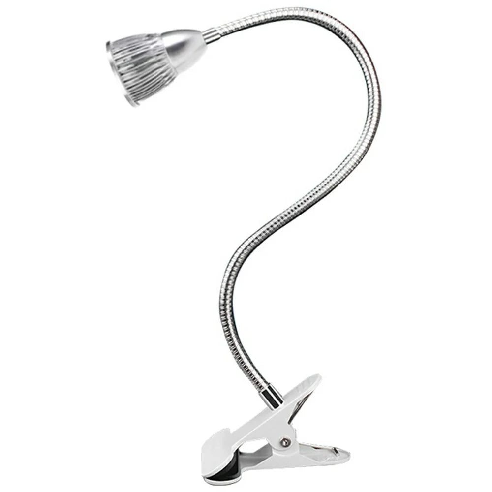 SUNSHINE SS-802 Clamp Work Light 35 LEDs Metal Body Flexible Hose Clip-on LED Desk Lamp for Repair - EU Plug - 1