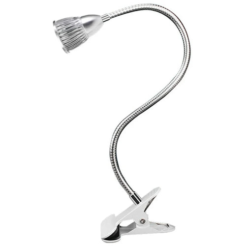 SUNSHINE SS-802 Clamp Work Light 35 LEDs Metal Body Flexible Hose Clip-on LED Desk Lamp for Repair - EU Plug - 1