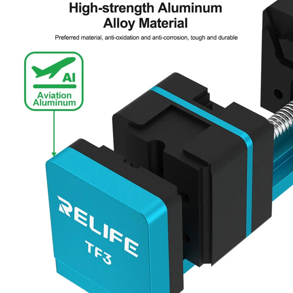 RELIFE TF3 Multi-function Universal Mobile Camera Repair Fixture Multi-angle Clamp Aviation Aluminum Repair Tool for Phone Lens Repair - 3