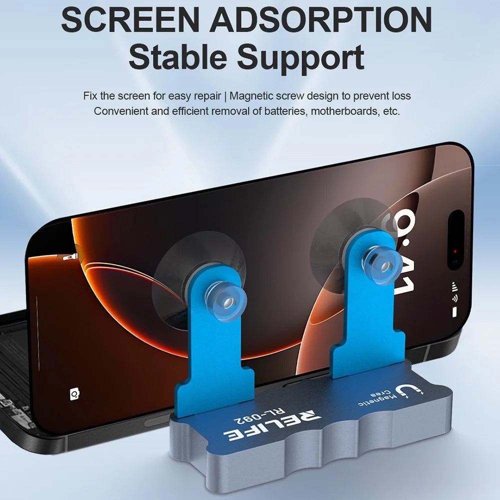 RELIFE RL-092 Screen Repair Fixture Vacuum Suction Cup Phone Stand Magnetic Screw Holder for Battery Motherboard Repair - 3