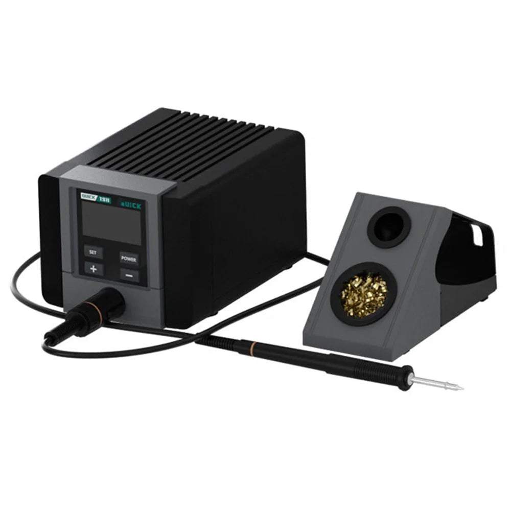 QUICK TS11 Smart Precision Soldering Station 90W LCD Display HD Color Screen Mechanical Buttons Soldering Irons Kit - EU Plug - 4