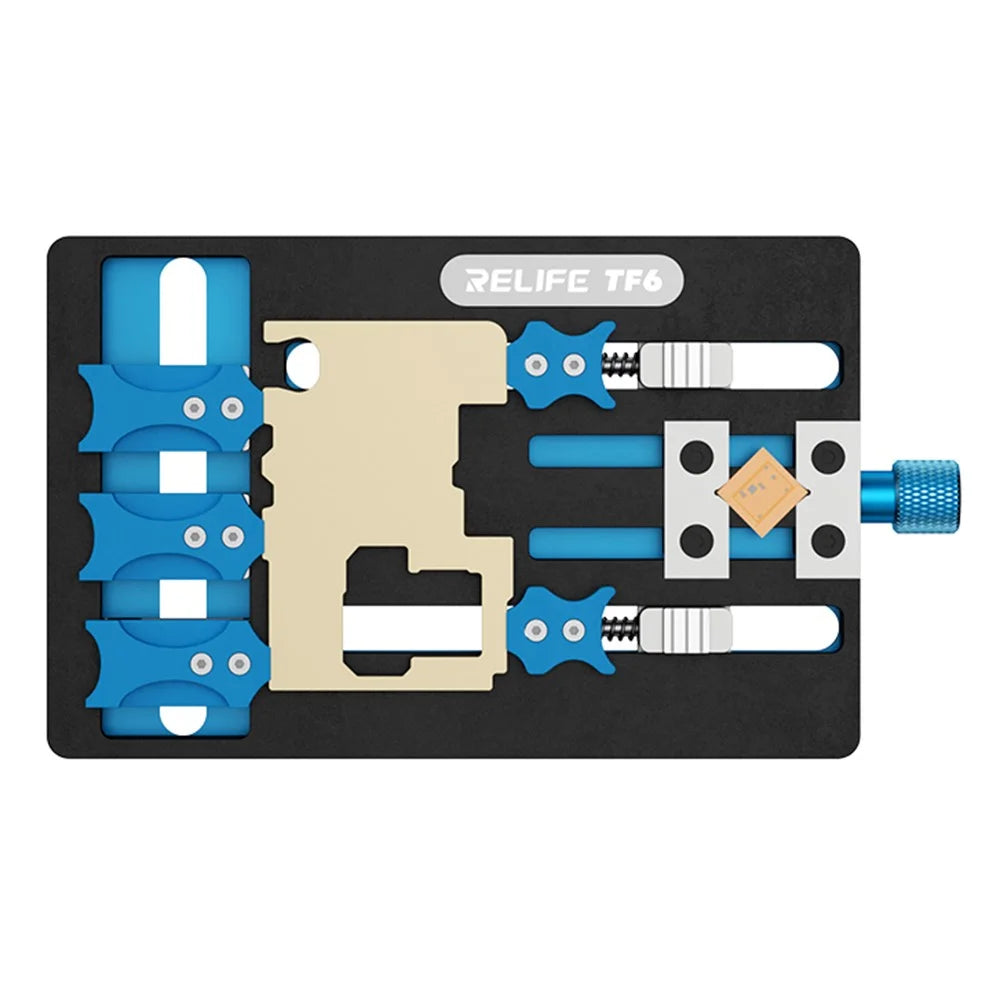 RELIFE TF6 Multifunctional Integrated Dual-Clamp Repair Fixture Phone Motherboard CPU Chip Repair Tool - 6