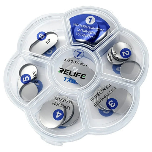 RELIFE TX6 Lens Protective Cover Set for iPhone 8-17 Series Full Aluminum Laser Repair Tool - 1