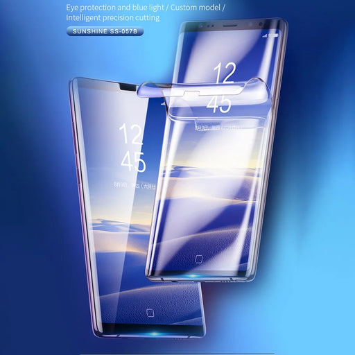 SUNSHINE 50Pcs/Lot SS-057B 7-inch Compressive Repair Film Flexible Hydrogel Film [Anti-Blue Light] for SS-890C Film Cutting Machine - 2