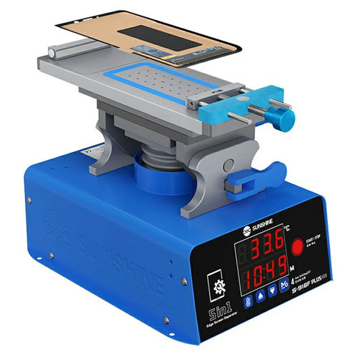 SUNSHINE S-918F Plus V2.0 5-in-1 LCD Screen Separator Curved Flat Screen Heating Glue Removal Repair Tool - EU Plug - 1