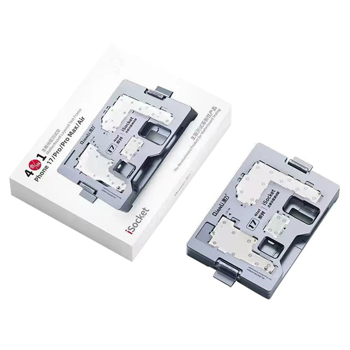 QIANLI iSocket 4-in-1 Layered Motherboard Test Fixture for iPhone 17 Pro Max / 17 Pro / 17 / Air , Logic Board Function Diagnostic Holder - 1