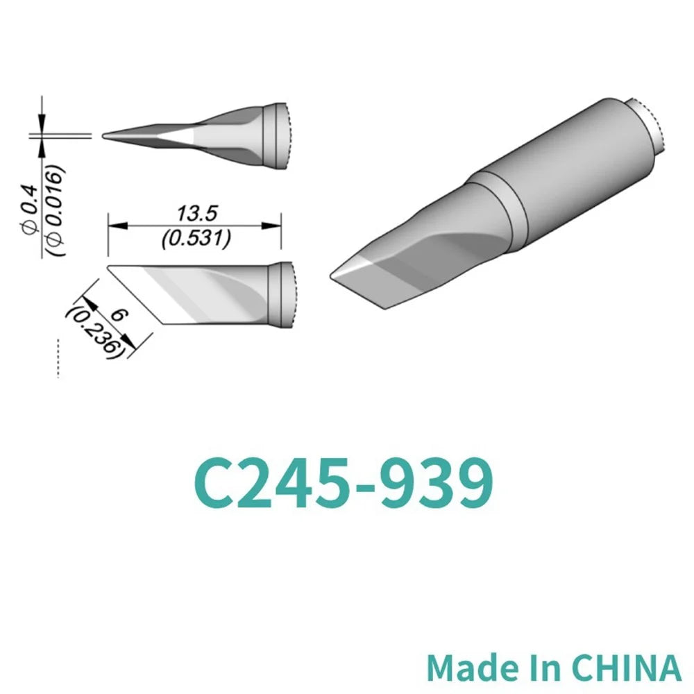 C245-939 Soldering Iron Tip for JBC Sugon GVM Aifen Aixun Soldering Station PCB Repair Tool - 4