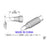 C210-027 Soldering Iron Tip for JBC T245 Handle Lead-free Oxygen-free Copper Multi-layer Plating - 6